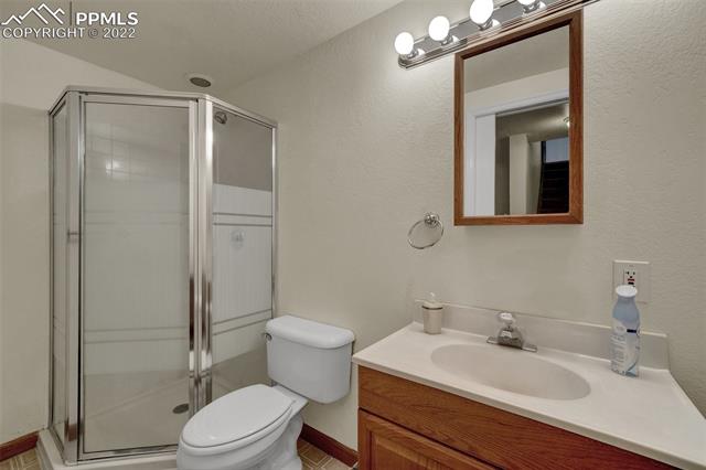 755 Struthers Loop Colorado Springs, CO 80921 - Photo 32 of 37 3/4 bathroom in the basement