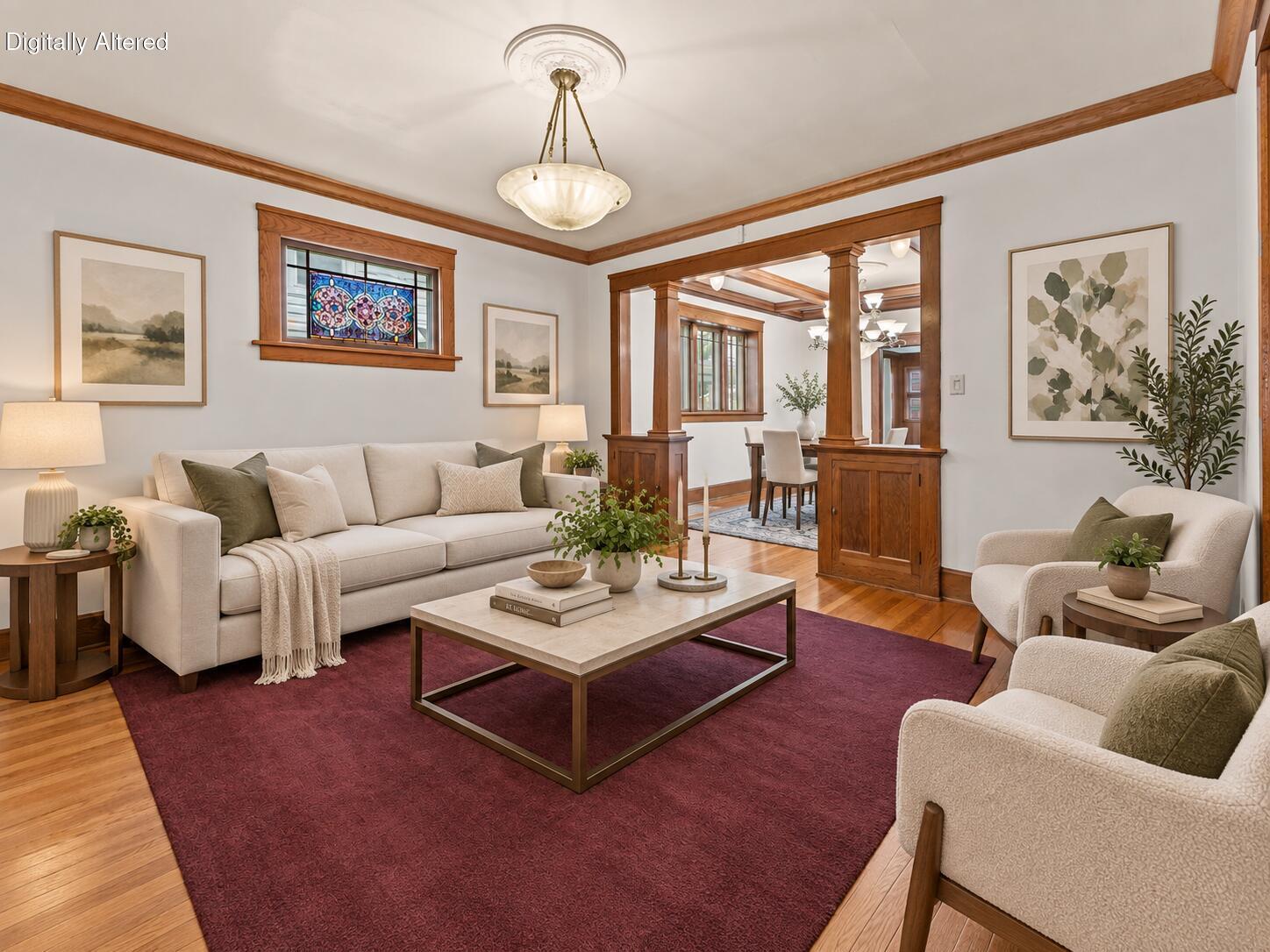 924 Hayes Avenue Racine, WI 53405 - Photo 5 of 27 Virtually Staged Living Room