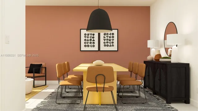 a view of a workspace room with furniture and wooden floor