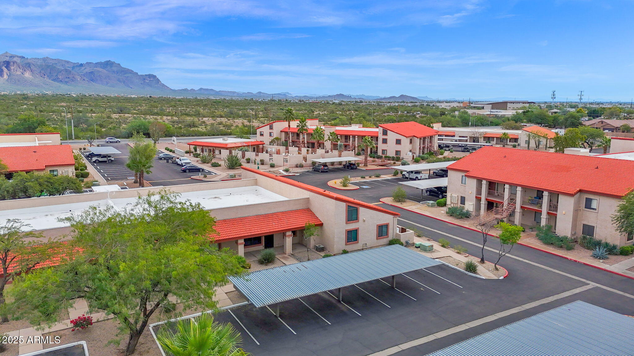 1440 North Idaho Road, Unit 1021 Apache Junction, AZ 85119 - Photo 21 of 24 a view of a city from a terrace