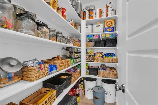 a room with storage and utility