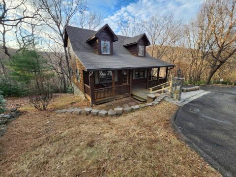 102 Flint Ridge Trail Fancy Gap, VA 24328 - Photo 5 of 26 a view of a house with a yard