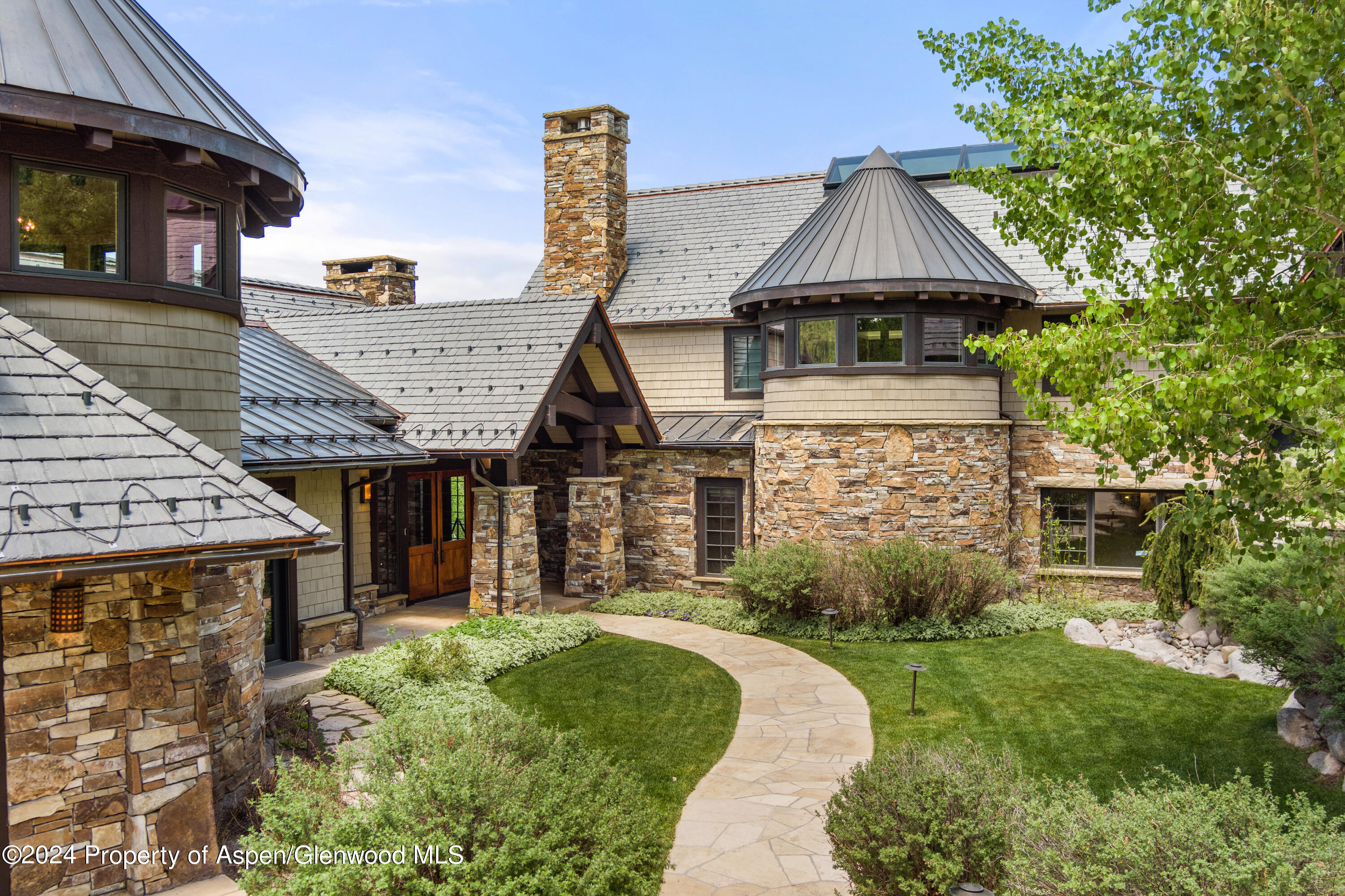 705 Spruce Street Aspen, CO 81611 - Photo 2 of 44 a aerial view of a house with a yard