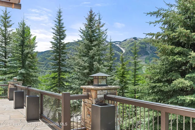 a view of a balcony with outdoor space
