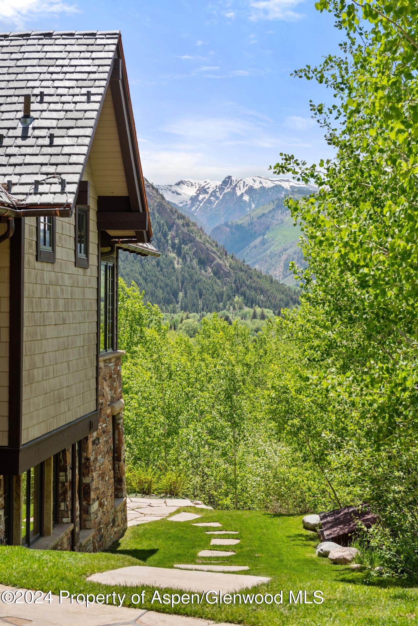 705 Spruce Street Aspen, CO 81611 - Photo 40 of 44 a view of backyard with pathway