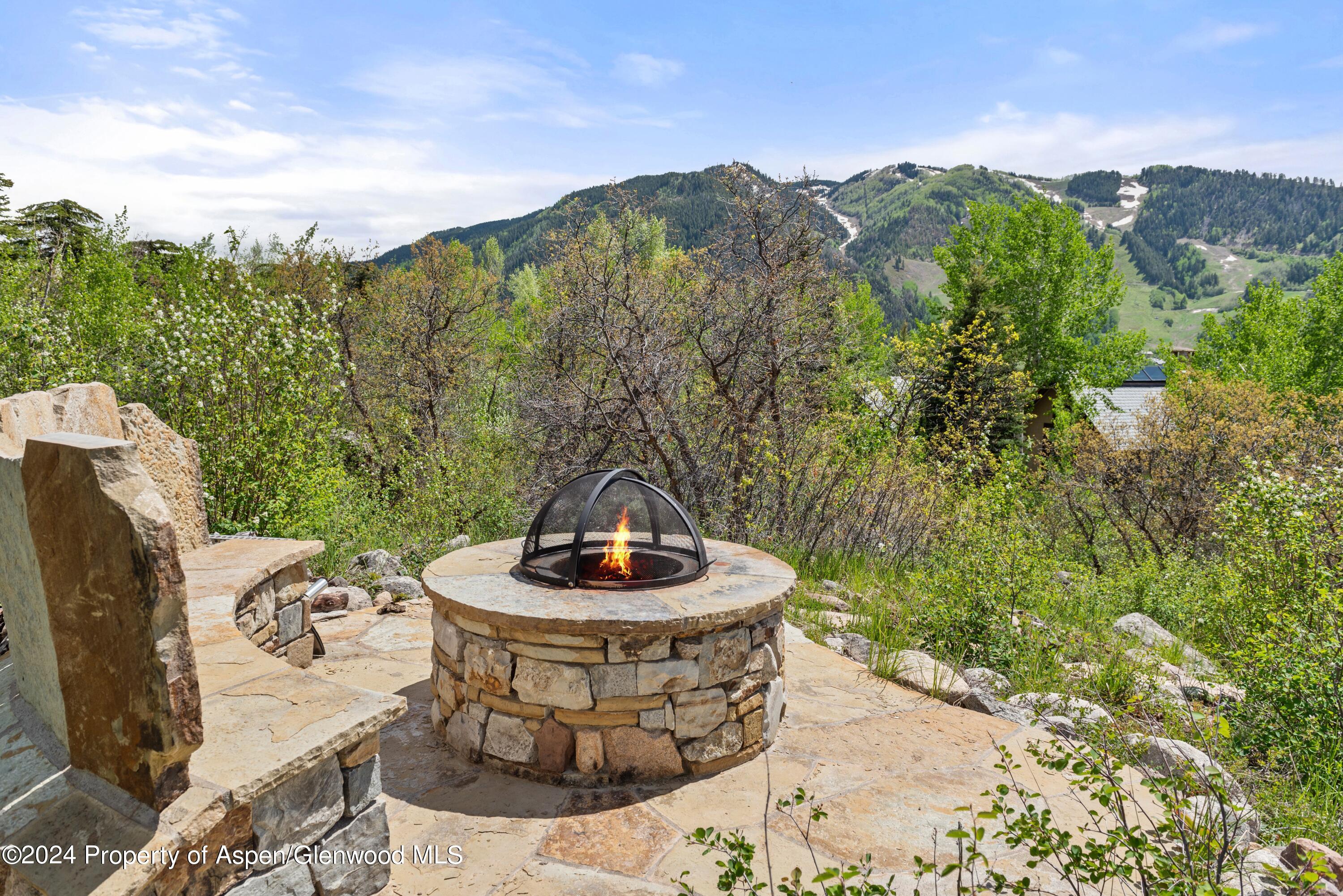 705 Spruce Street Aspen, CO 81611 - Photo 44 of 44 a view of a swimming pool with a yard and mountain view