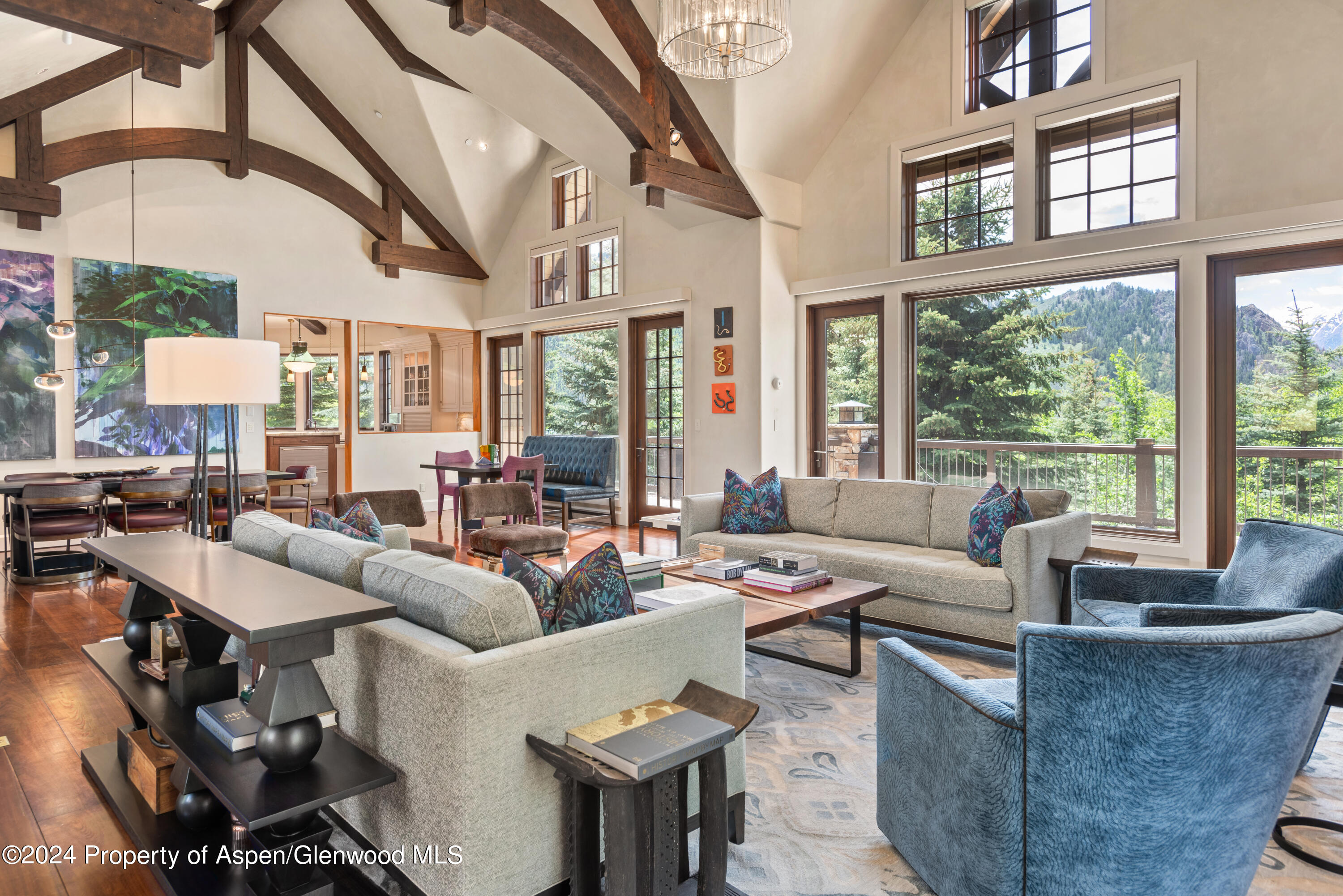 705 Spruce Street Aspen, CO 81611 - Photo 5 of 44 a living room with furniture and a large window