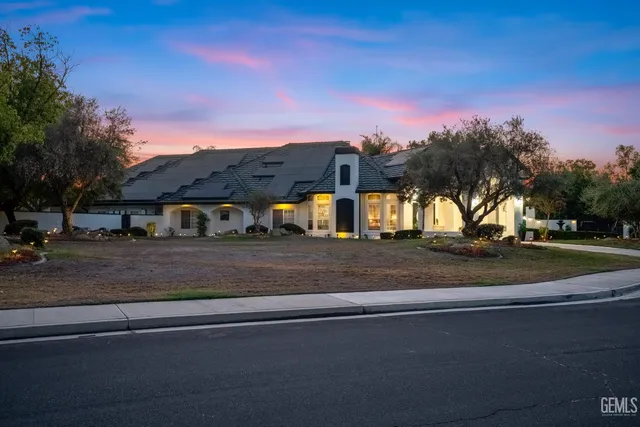 a view of street with houses