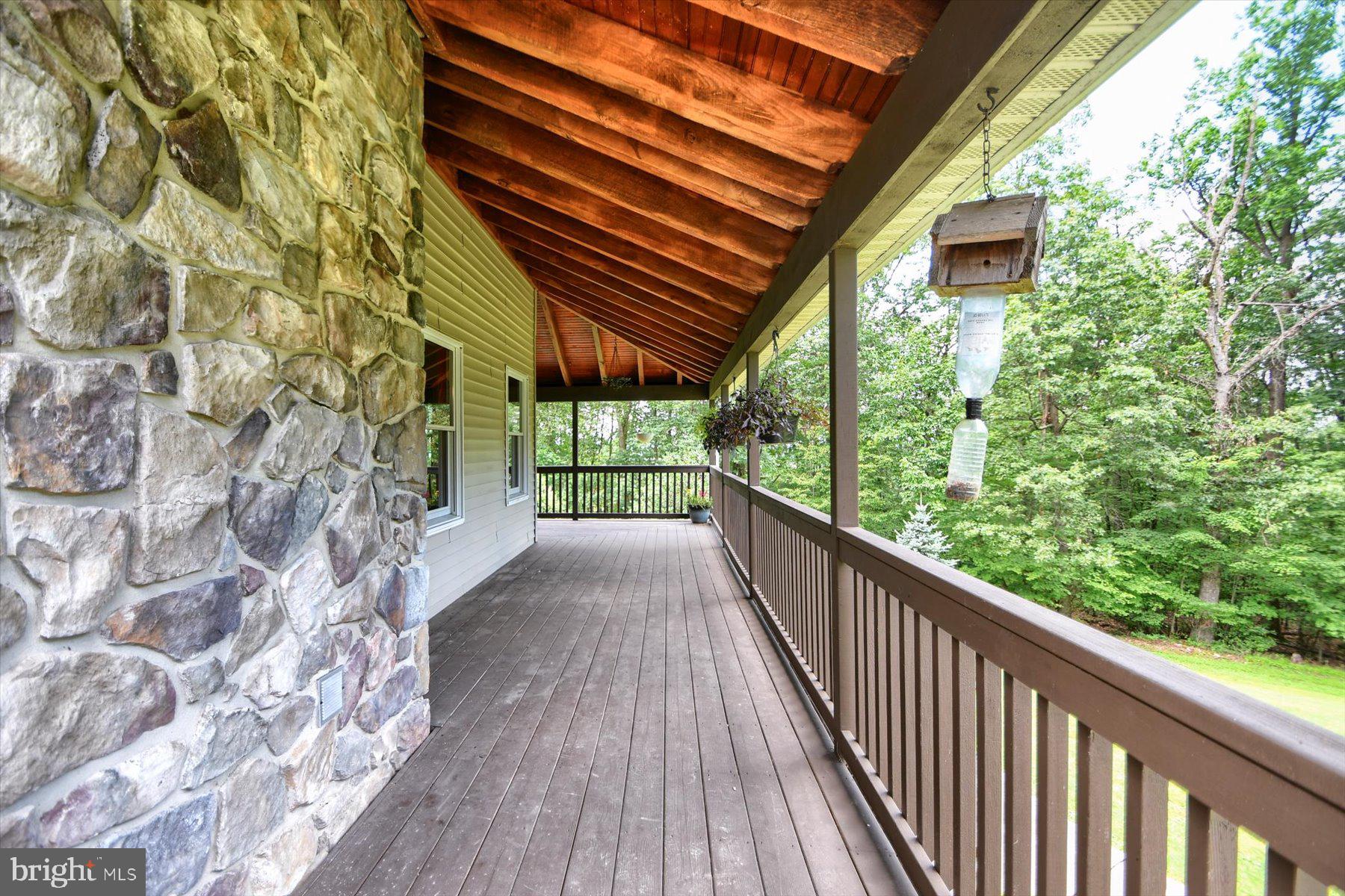 3700 Lehnenberg Road Riegelsville, PA 18077 - Photo 34 of 48 a view of a room with wooden floor and roof