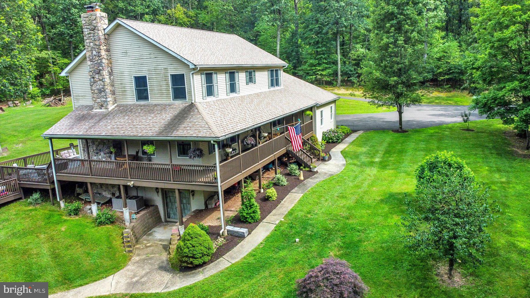 3700 Lehnenberg Road Riegelsville, PA 18077 - Photo 8 of 48 a aerial view of a house with a yard
