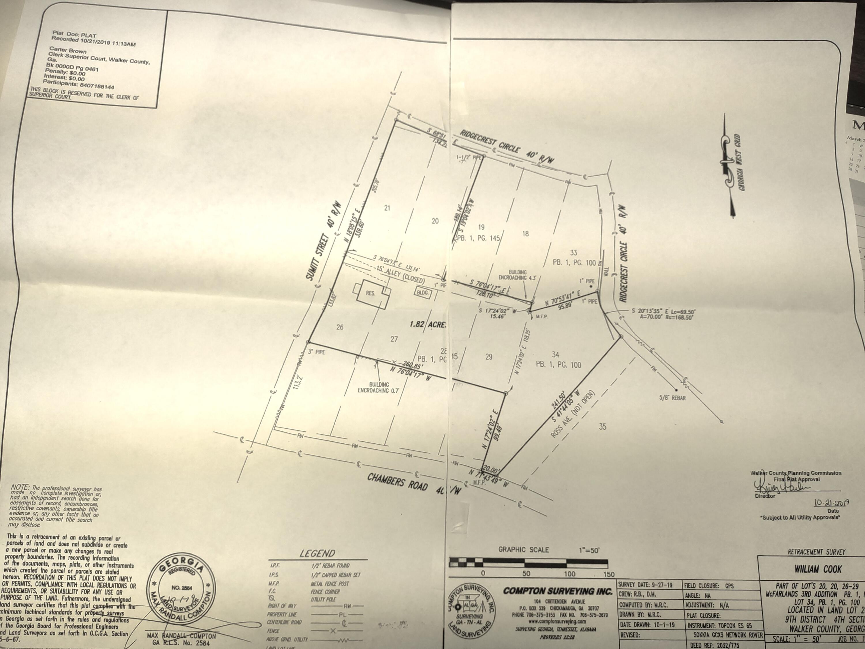 0 Summit Street Rossville, GA 30741 - Photo 2 of 6 survey
