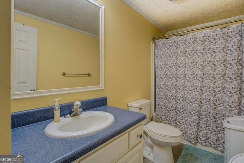 119 Shoals Point Eatonton, GA 31024 - Photo 54 of 110 a bathroom with a sink toilet and mirror
