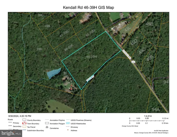 $220,000 | 0 Kendall Road, Orange, VA 22960