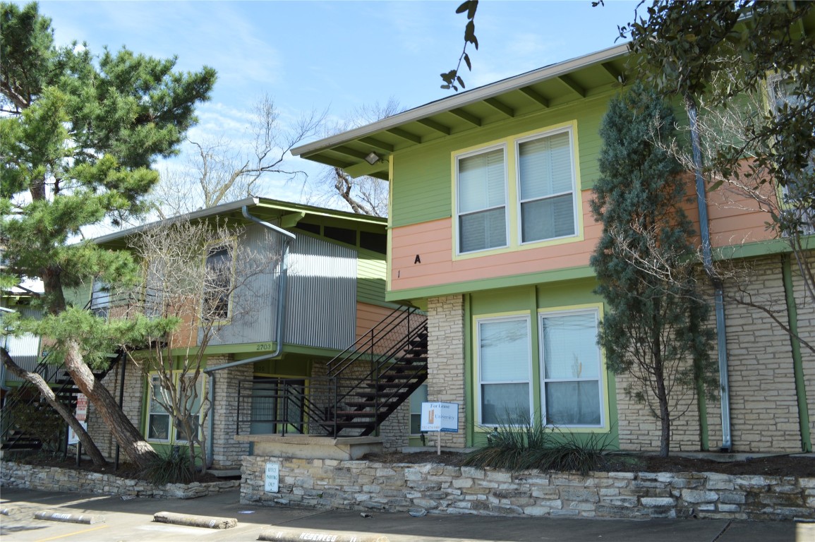 2703 Swisher Street, Unit 306A Austin, TX 78705 - Photo 2 of 21 View of front facade with stairs