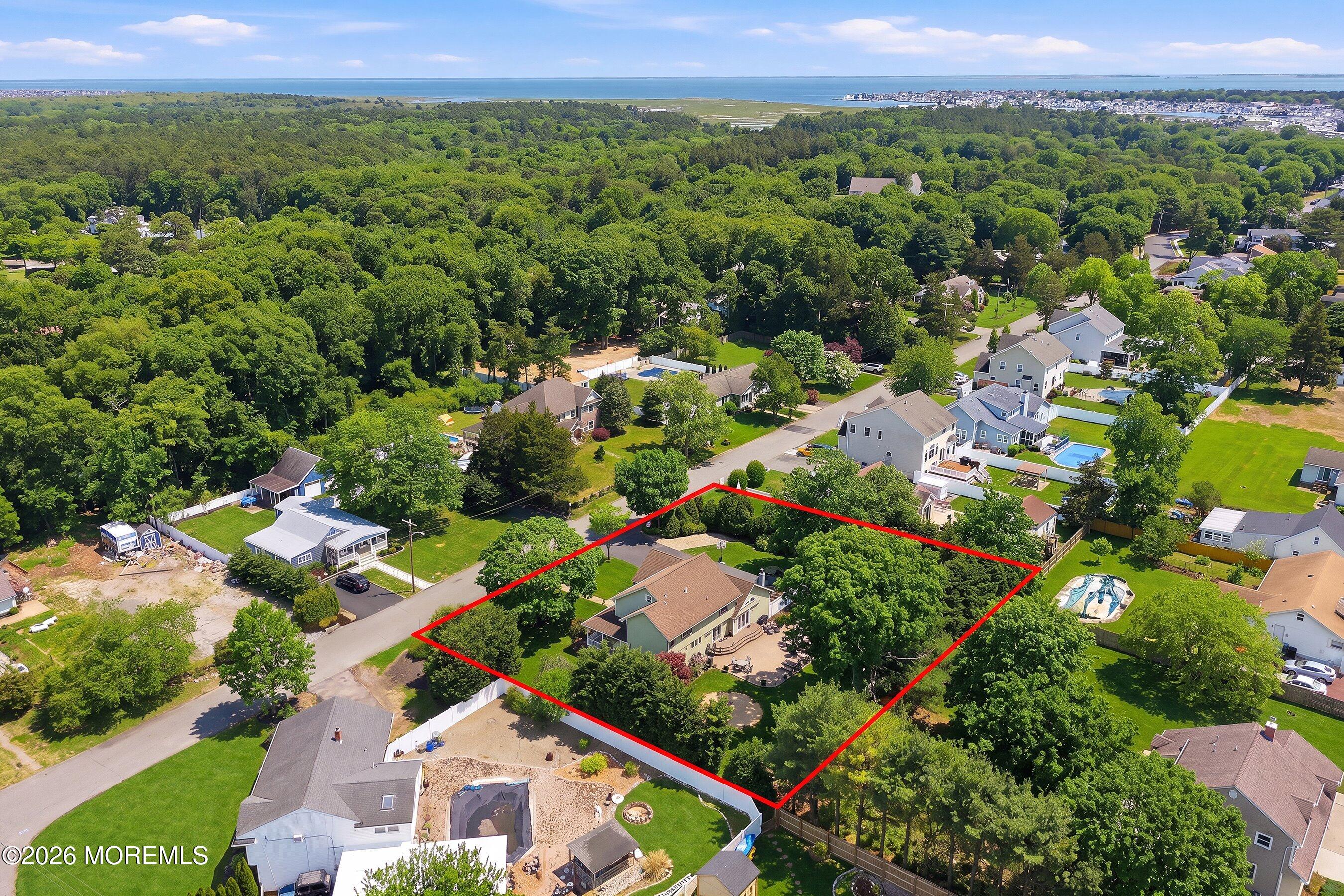 107 Frog Hollow Road Forked River, NJ 08731 - Photo 52 of 52 53-Rear Left 2 with outline Virtual Spri
