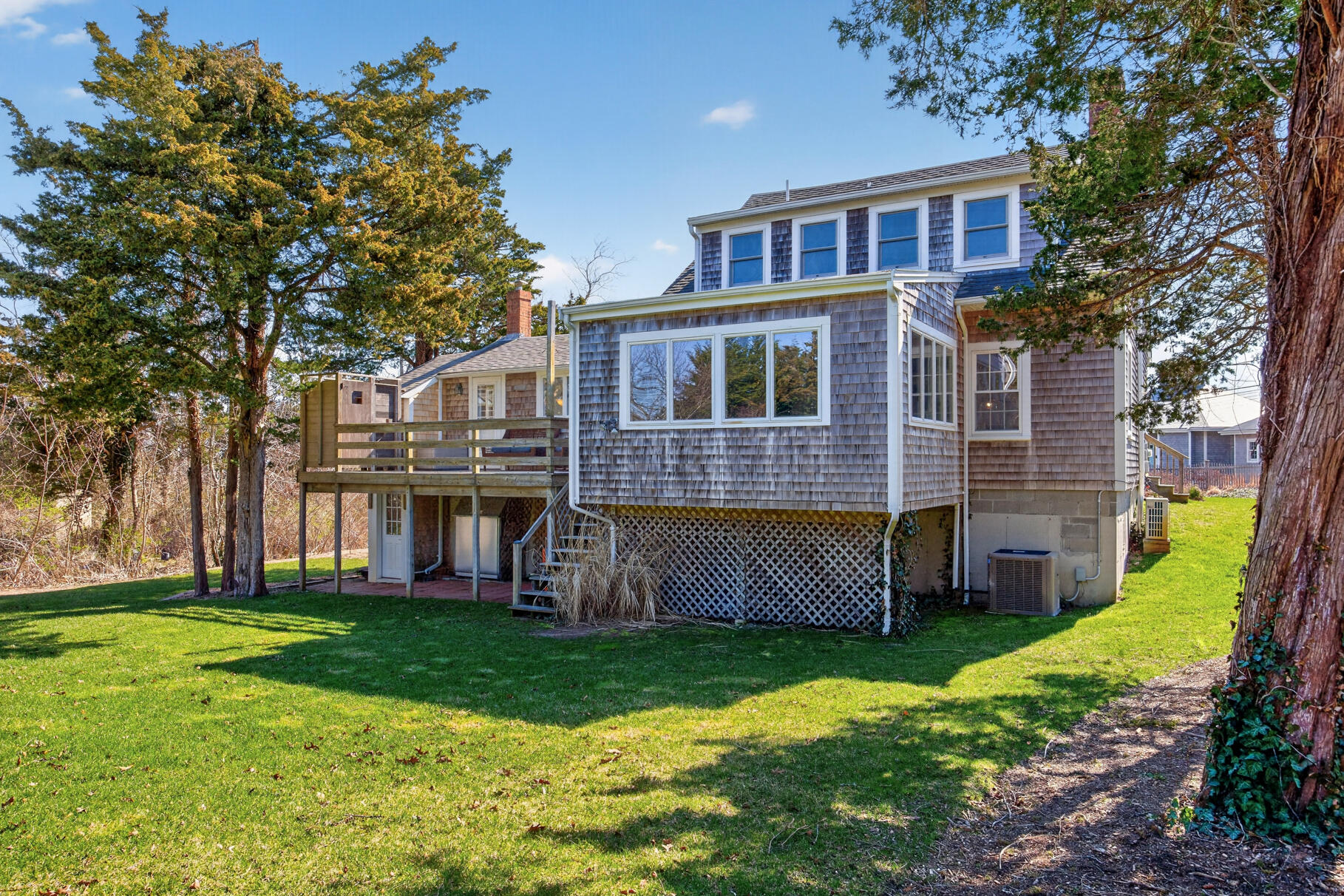 250 Mary Chase Road Eastham, MA 02642 - Photo 55 of 66 Outdoor shower on deck at rear of house