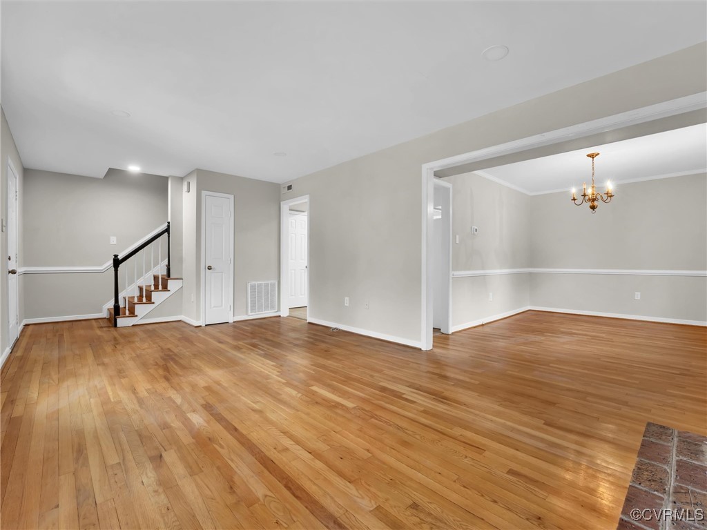 4716 Archduke Road Glen Allen, VA 23060 - Photo 14 of 33 living room featuring light hardwood flooring and