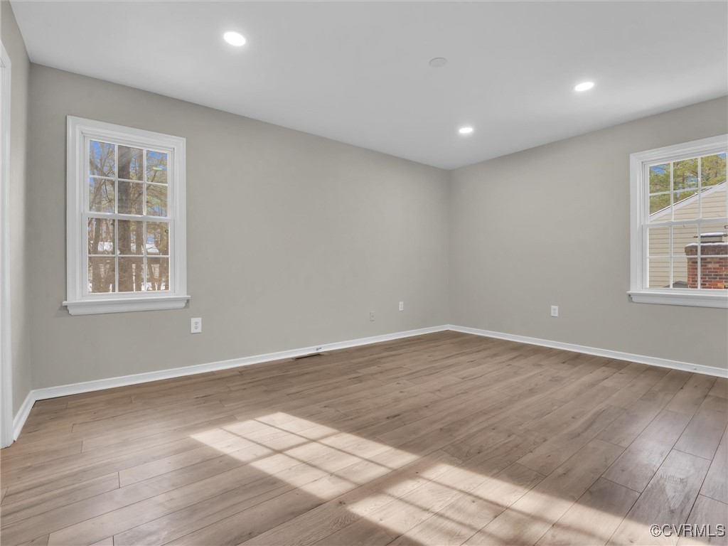 4716 Archduke Road Glen Allen, VA 23060 - Photo 19 of 33 Spare room featuring light hardwood / wood-style f