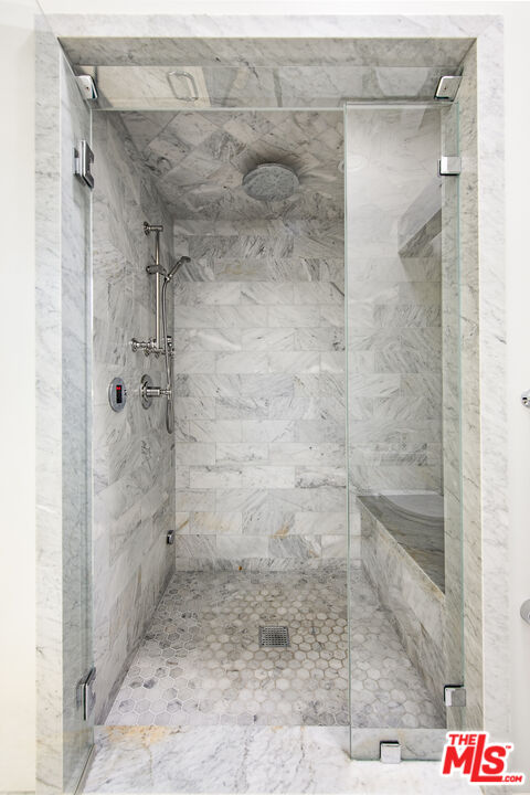 5549 Green Oak Drive Los Angeles, CA 90068 - Photo 13 of 26 a bathroom with a shower