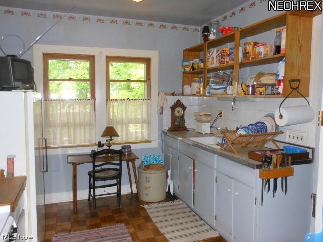 2017 Hilton Road Cleveland, OH 44112 - Photo 14 of 25 Second Floor Kitchen. Parquet Floor