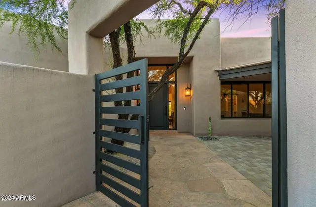 a view of outdoor space and deck