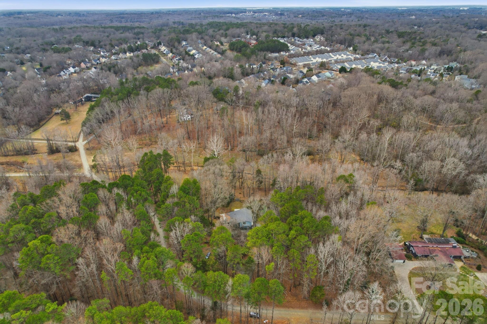 1916 Davis Road Davidson, NC 28036 - Photo 45 of 45 an aerial view of residential house and outdoor space