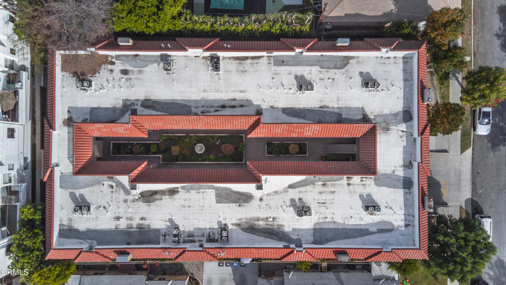 1169 Rosedale Avenue, Unit 204 Glendale, CA 91201 - Photo 25 of 27 an aerial view of a house with a yard