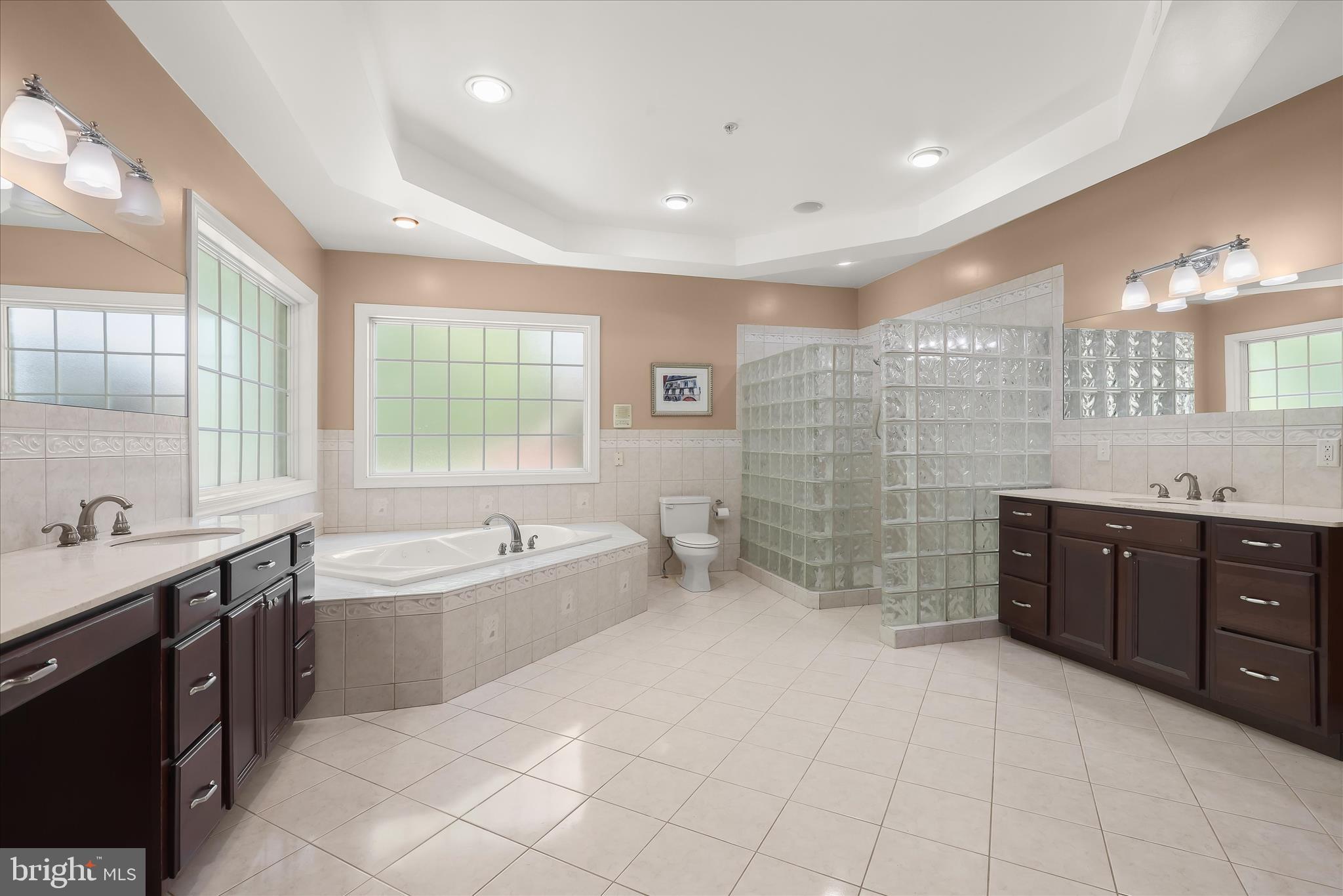 5530 Jim Pickett Road Sykesville, MD 21784 - Photo 34 of 76 Dual vanities, soaking tub & walk-in shower