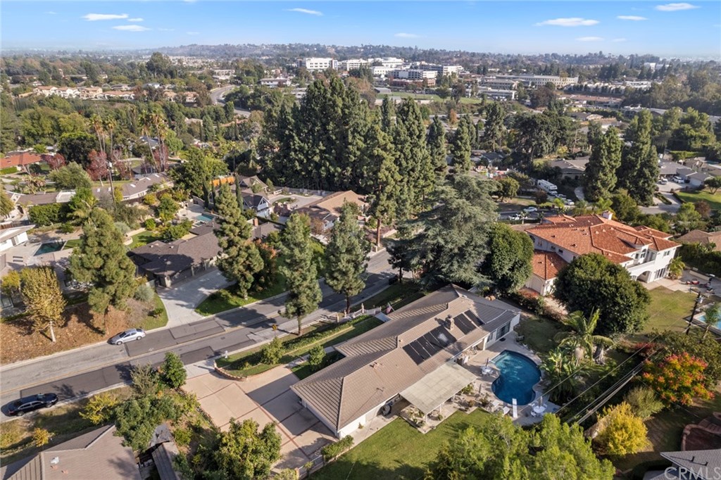 610 Laguna Road Fullerton, CA 92835 - Photo 29 of 29 an aerial view of a city with lots of residential buildings