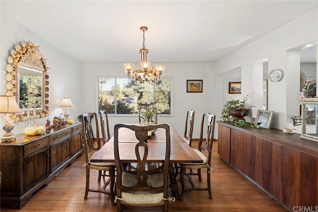 610 Laguna Road Fullerton, CA 92835 - Photo 9 of 29 a view of a dining room with furniture and chandelier