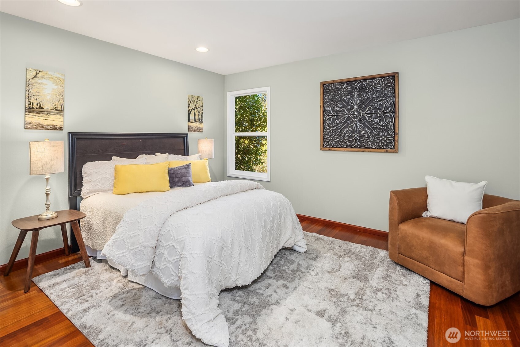 16309 110th Avenue Northeast Bothell, WA 98011 - Photo 28 of 38 a bedroom with a bed and a couch