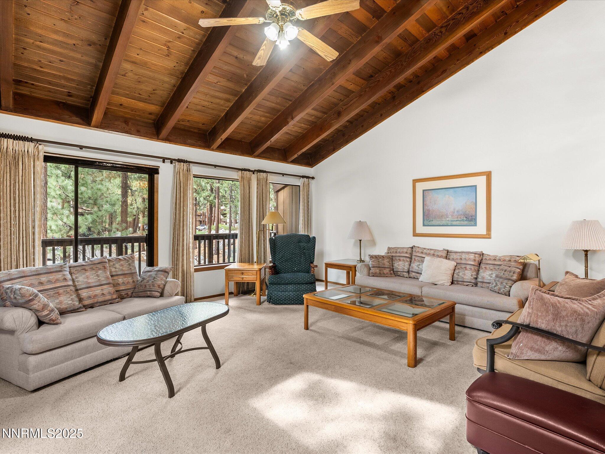 178 Tahoma Circle, Unit B Stateline, NV 89449 - Photo 7 of 52 a living room with furniture and a large window
