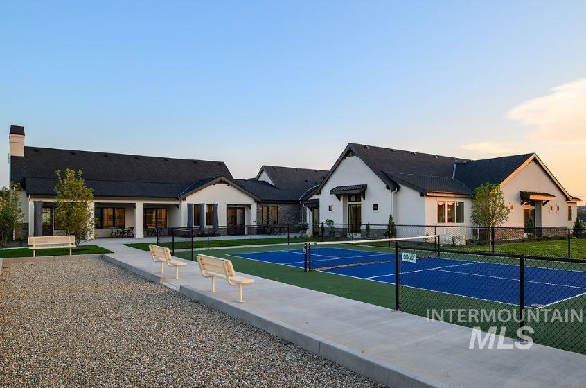 3480 East Macumbo Lane Meridian, ID 83642 - Photo 42 of 43 View of community featuring a tennis court and a patio