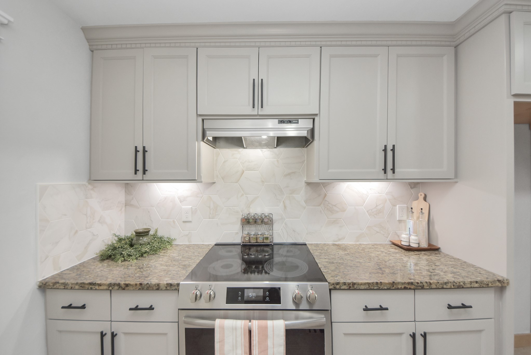 5314 Sweetwind Lane Spring, TX 77373 - Photo 13 of 47 Elegant black hardware and LED lighting.