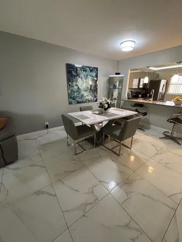 a workspace with furniture