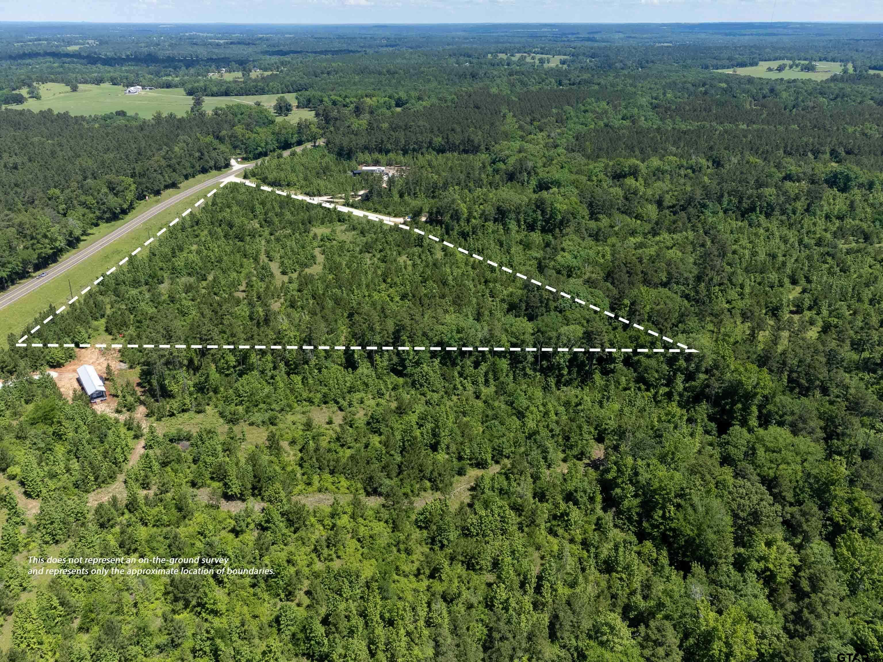 172 George Boulevard Rusk, TX 75785 - Photo 6 of 14 an aerial view of a yard with a mountain