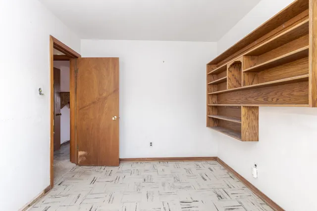 a view of an empty room