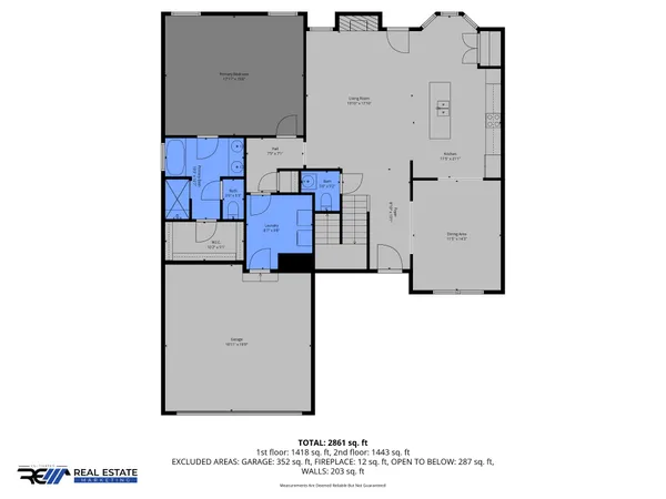 a picture of a floor plan