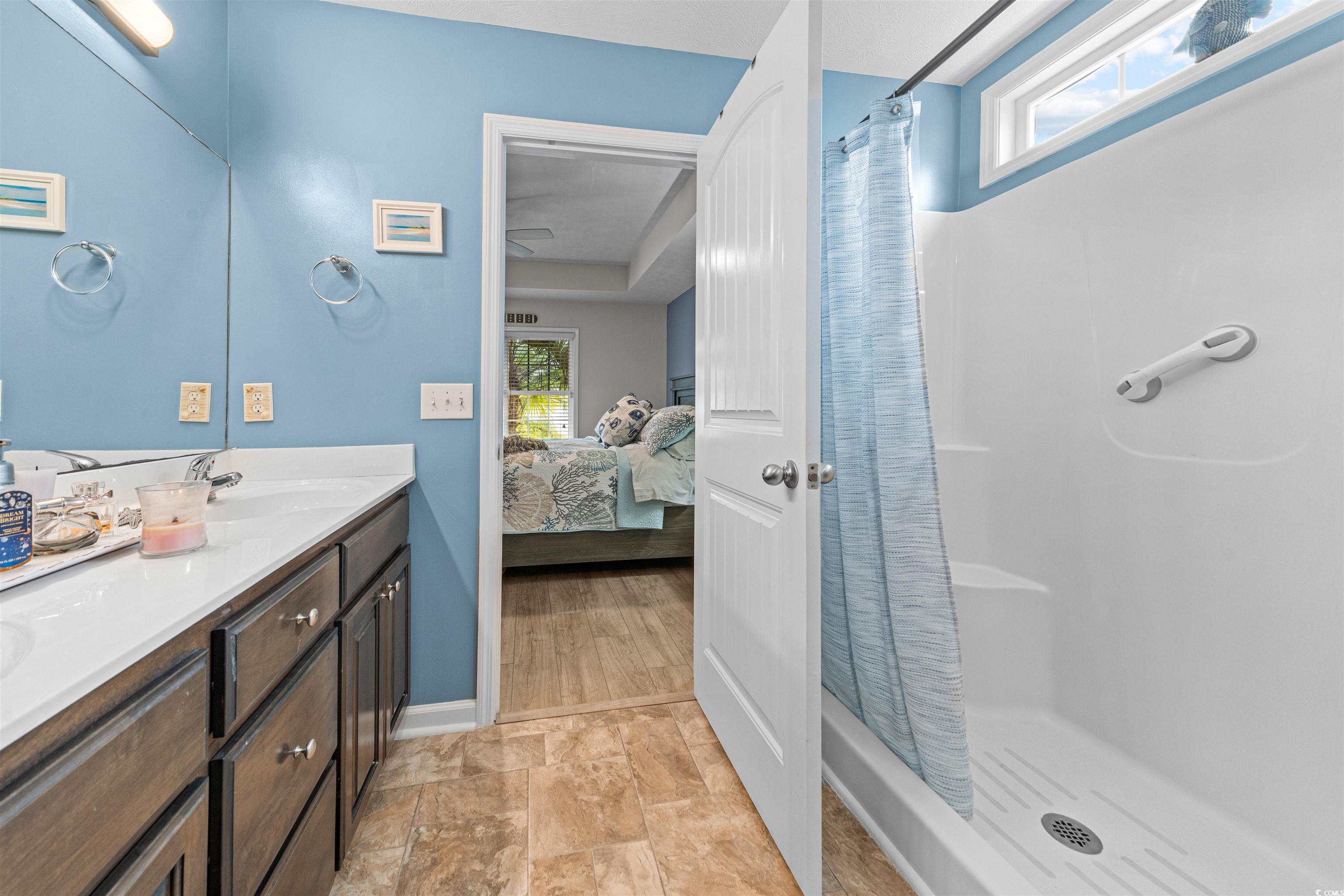 283 Beulah Circle Conway, SC 29527 - Photo 17 of 32 Ensuite bathroom with a stall shower and double vanity