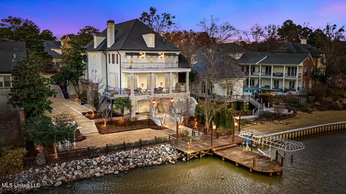133 Overlook Pointe Drive Ridgeland, MS 39157 - Photo 4 of 93 Rear Waterside Elevation