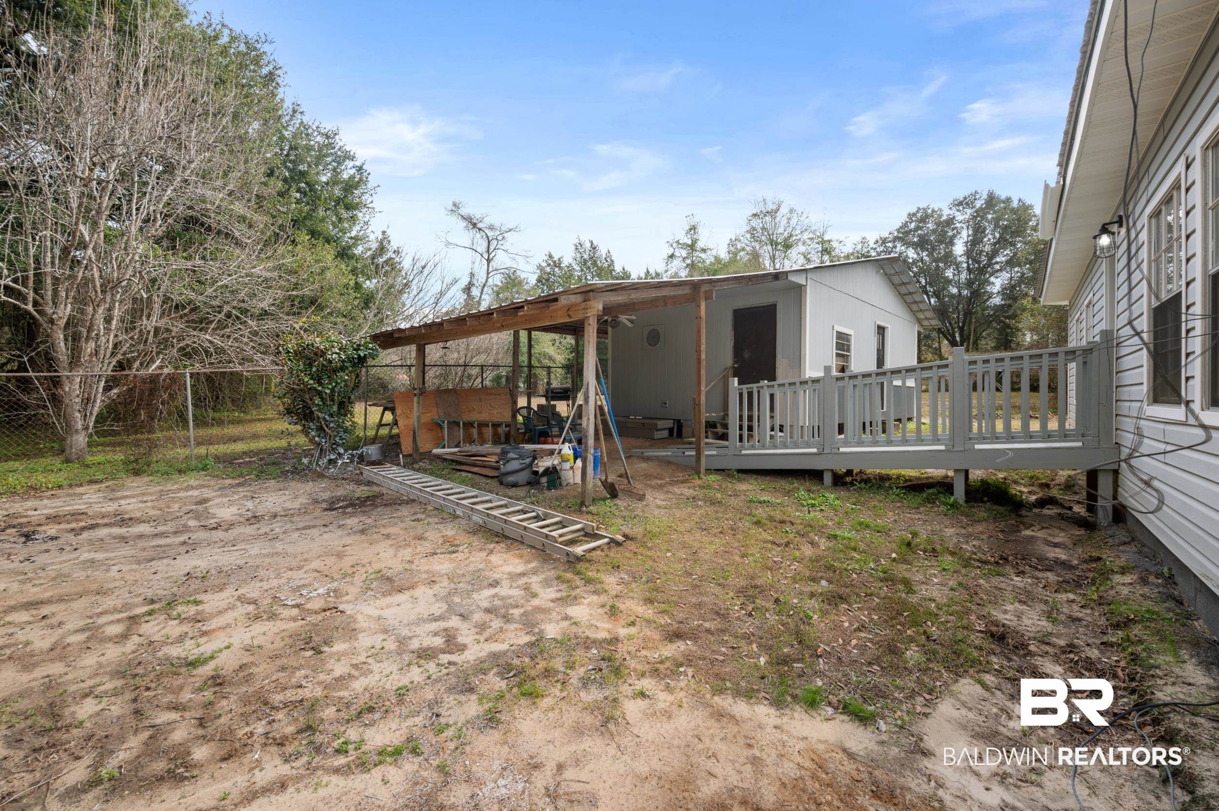 35780 Spring Road North Stapleton, AL 36578 - Photo 33 of 41 View of yard with a wooden deck
