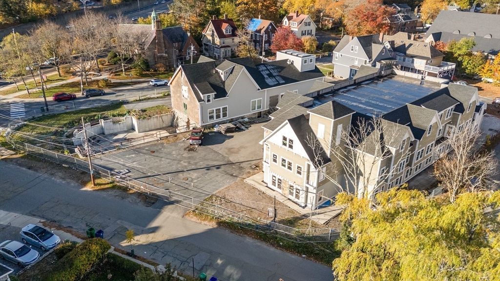 283 Melrose Street Newton, MA 02466 - Photo 11 of 16 an aerial view of a houses with yard