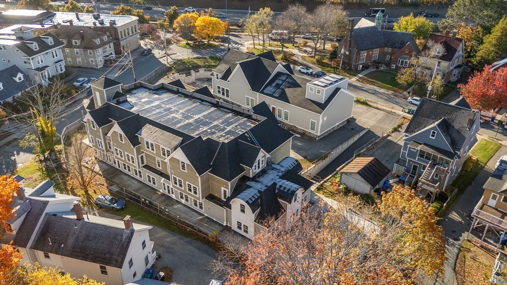 283 Melrose Street Newton, MA 02466 - Photo 12 of 16 an aerial view of a house with outdoor space and street view