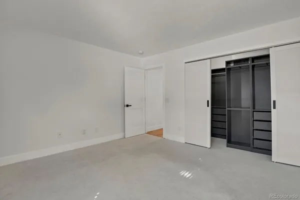 a view of an empty room