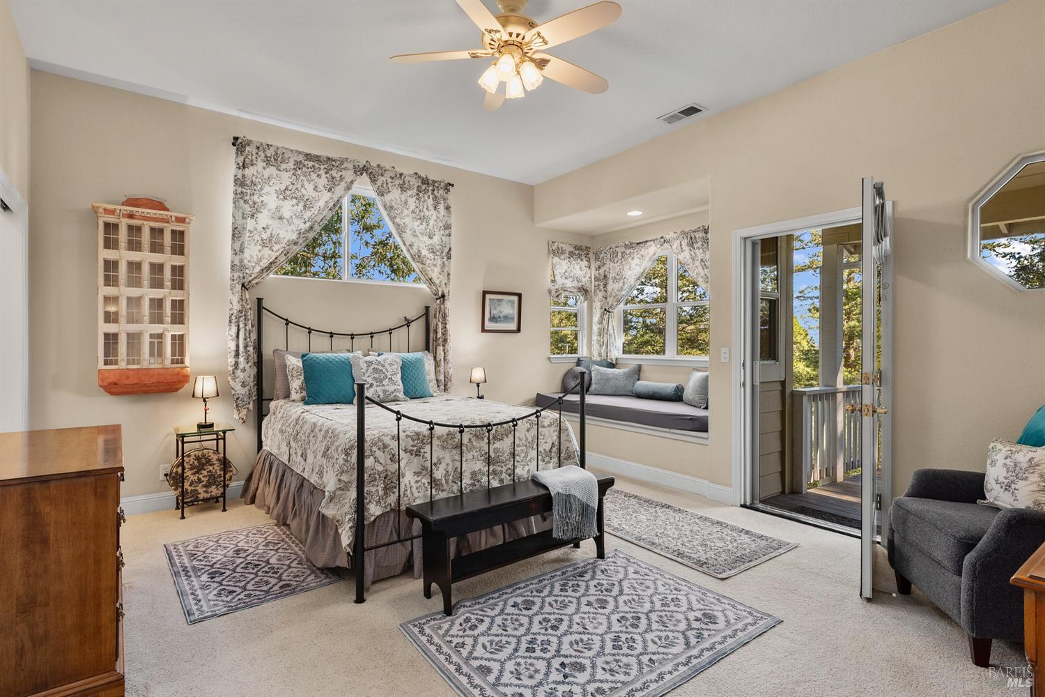 1885 Los Olivos Road Santa Rosa, CA 95404 - Photo 21 of 47 a bedroom with furniture and a window