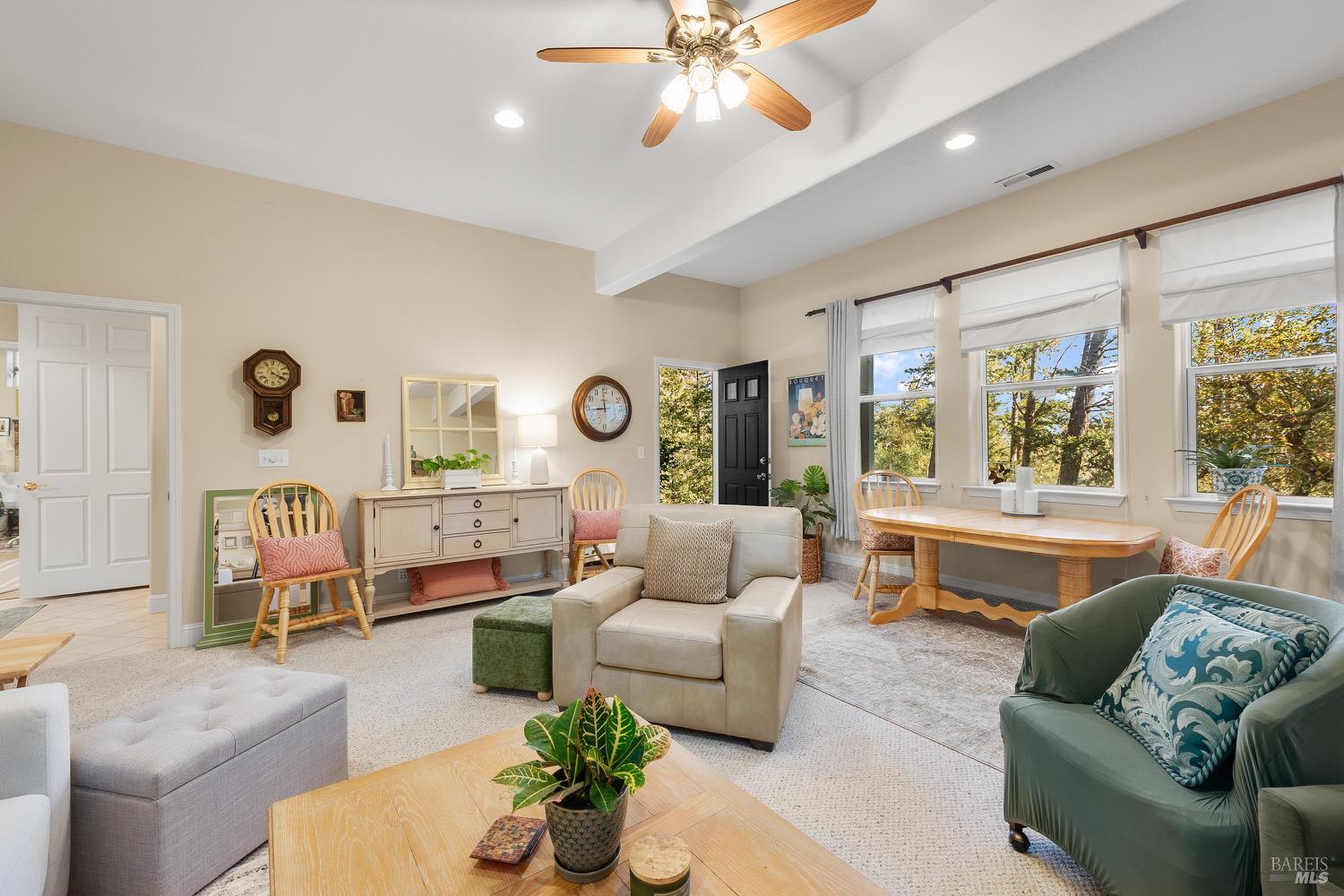 1885 Los Olivos Road Santa Rosa, CA 95404 - Photo 36 of 47 a living room with furniture and a large window
