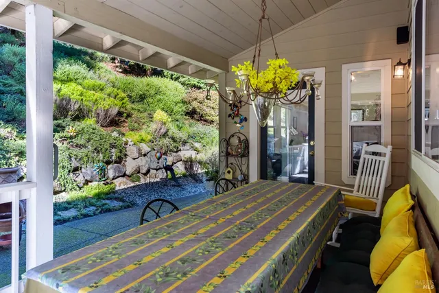 a very nice looking room with a large window