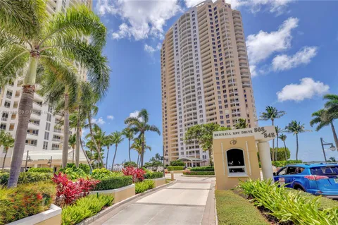 a view of a swimming pool with a garden