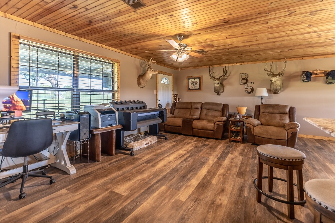 1483 County Road 255 Rochelle, TX 76872 - Photo 15 of 33 a living room with furniture and a large window