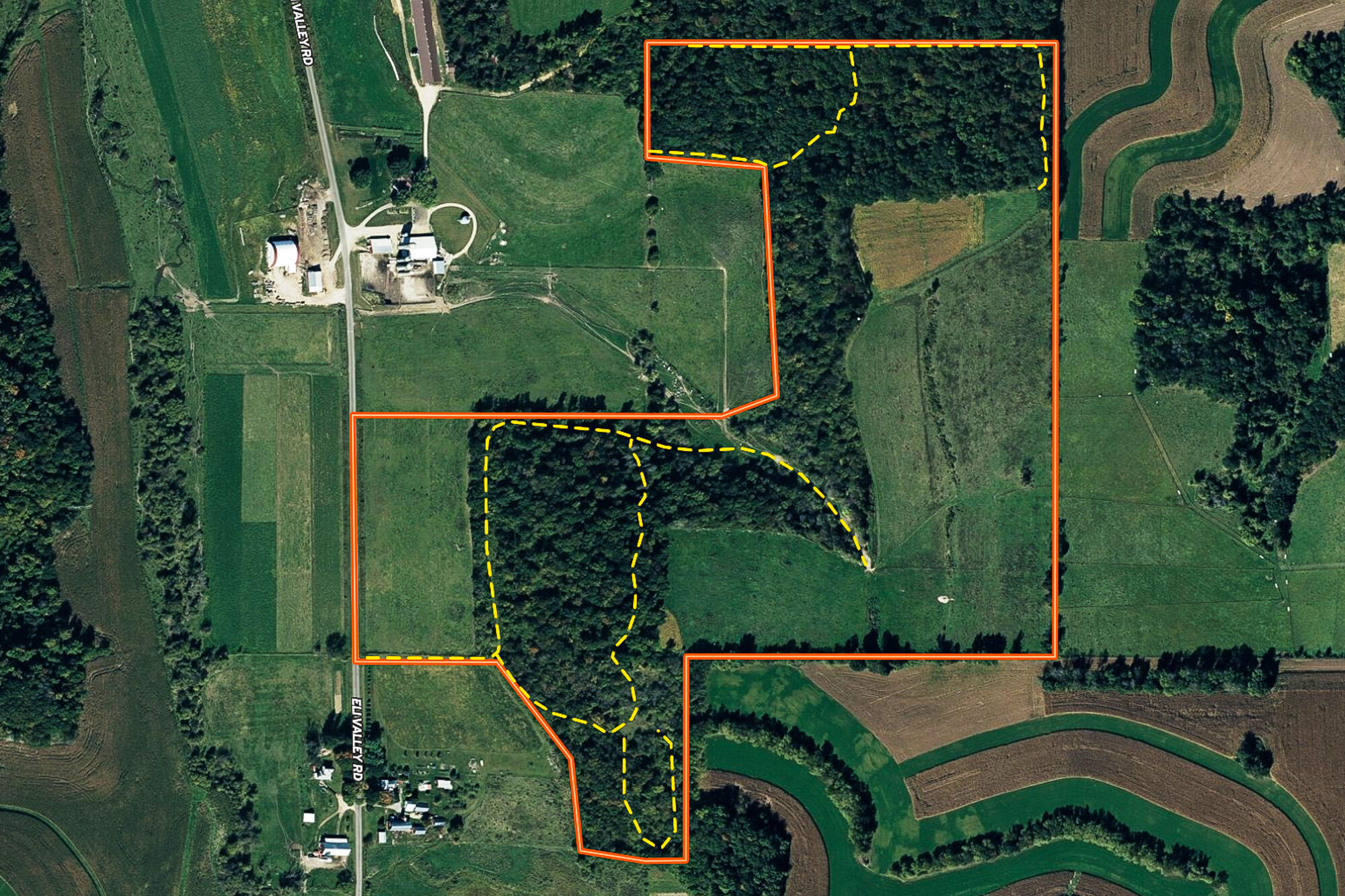 Lt1 Eli Valley Road Loganville, WI 53943 - Photo 5 of 63 Sauk-Co-WI-75-Acres-Land-For-Sale-Map-1